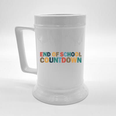 End Of School Countdown Summer Vibe Beer Stein