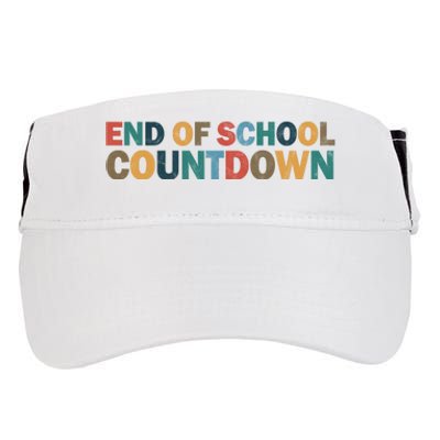 End Of School Countdown Summer Vibe Adult Drive Performance Visor