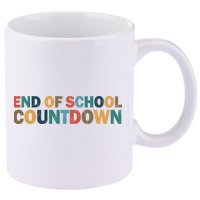 End Of School Countdown Summer Vibe 11oz C Handle Ceramic Mug