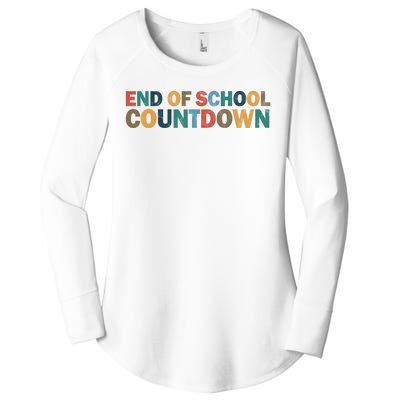 End Of School Countdown Summer Vibe Women's Perfect Tri Tunic Long Sleeve Shirt