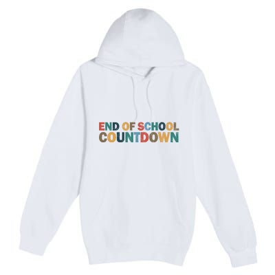 End Of School Countdown Summer Vibe Premium Pullover Hoodie