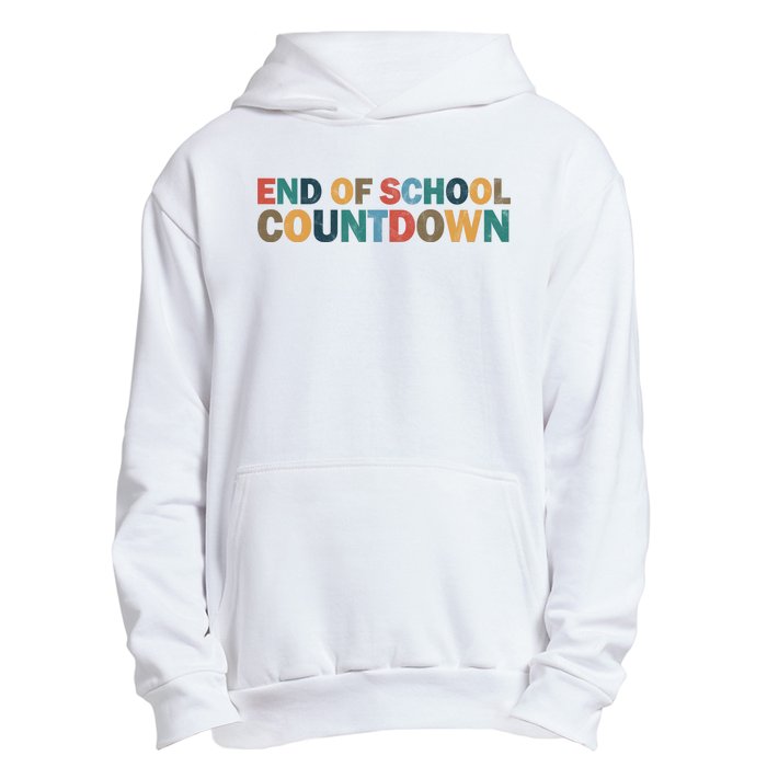 End Of School Countdown Summer Vibe Urban Pullover Hoodie