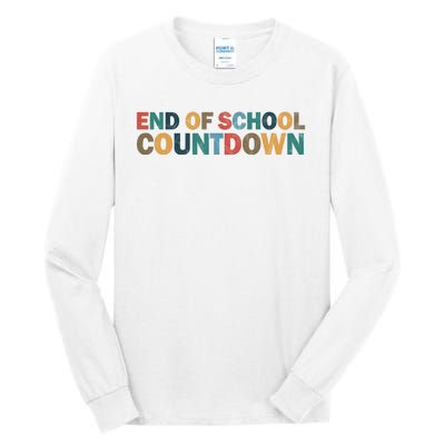 End Of School Countdown Summer Vibe Tall Long Sleeve T-Shirt