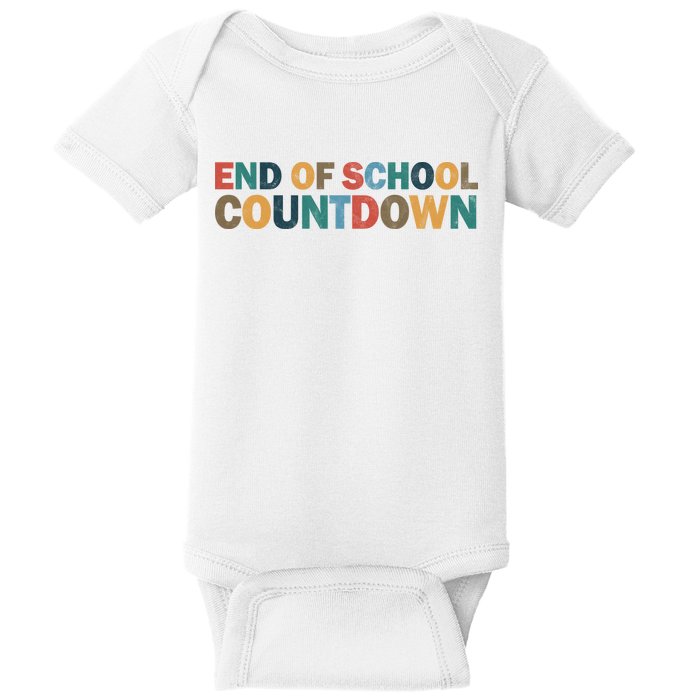 End Of School Countdown Summer Vibe Baby Bodysuit