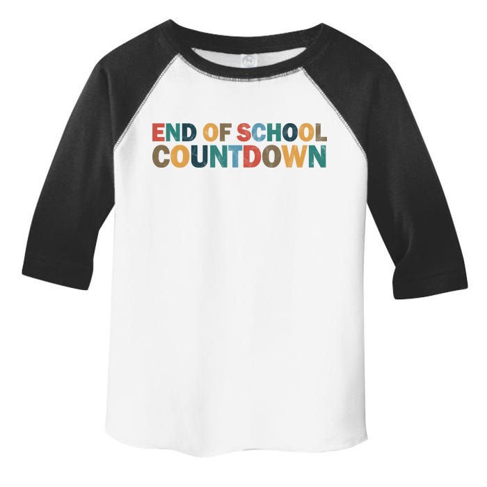 End Of School Countdown Summer Vibe Toddler Fine Jersey T-Shirt