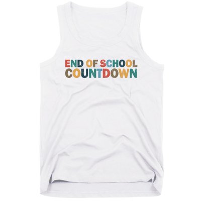 End Of School Countdown Summer Vibe Tank Top