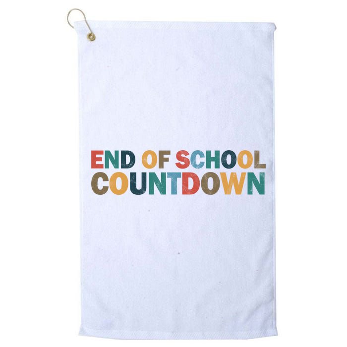 End Of School Countdown Summer Vibe Golf Towel
