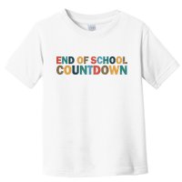 End Of School Countdown Summer Vibe Toddler T-Shirt