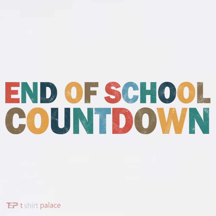 End Of School Countdown Summer Vibe Crop Top