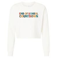 End Of School Countdown Summer Vibe Cropped Pullover Crew