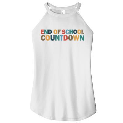 End Of School Countdown Summer Vibe Women's Perfect Tri Rocker Tank