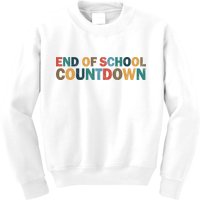 End Of School Countdown Summer Vibe Kids Sweatshirt