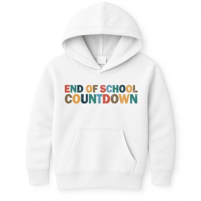 End Of School Countdown Summer Vibe Kids Hoodie