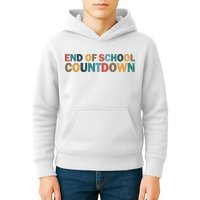 End Of School Countdown Summer Vibe Kids Hoodie