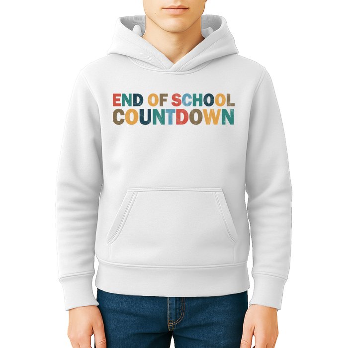 End Of School Countdown Summer Vibe Kids Hoodie