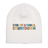 End Of School Countdown Summer Vibe Short Acrylic Beanie