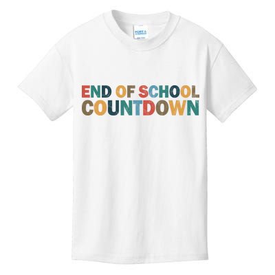 End Of School Countdown Summer Vibe Kids T-Shirt