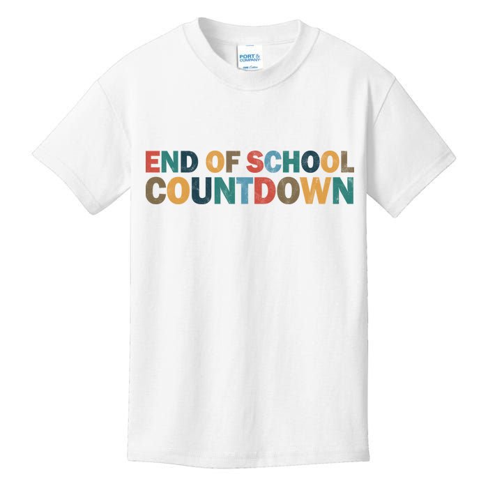 End Of School Countdown Summer Vibe Kids T-Shirt