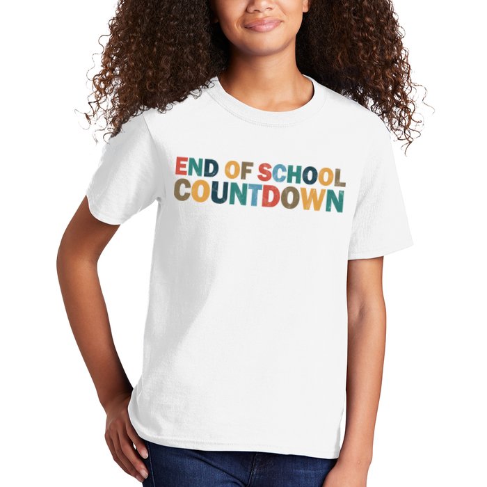 End Of School Countdown Summer Vibe Kids T-Shirt