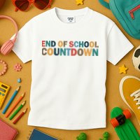 End Of School Countdown Summer Vibe Kids T-Shirt