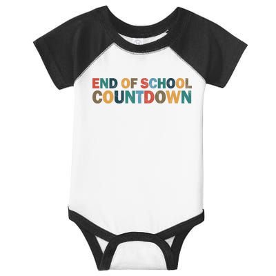 End Of School Countdown Summer Vibe Infant Baby Jersey Bodysuit