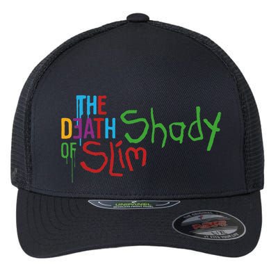Em Of Slim Retro Colorful Death Shady Flexfit Unipanel Trucker Cap
