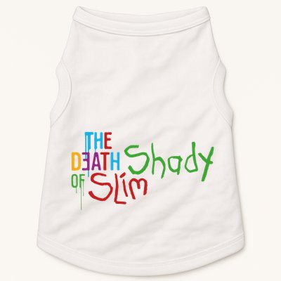 Em Of Slim Retro Colorful Death Shady Doggie Tank