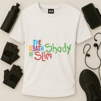 Em Of Slim Retro Colorful Death Shady Performance Shirt