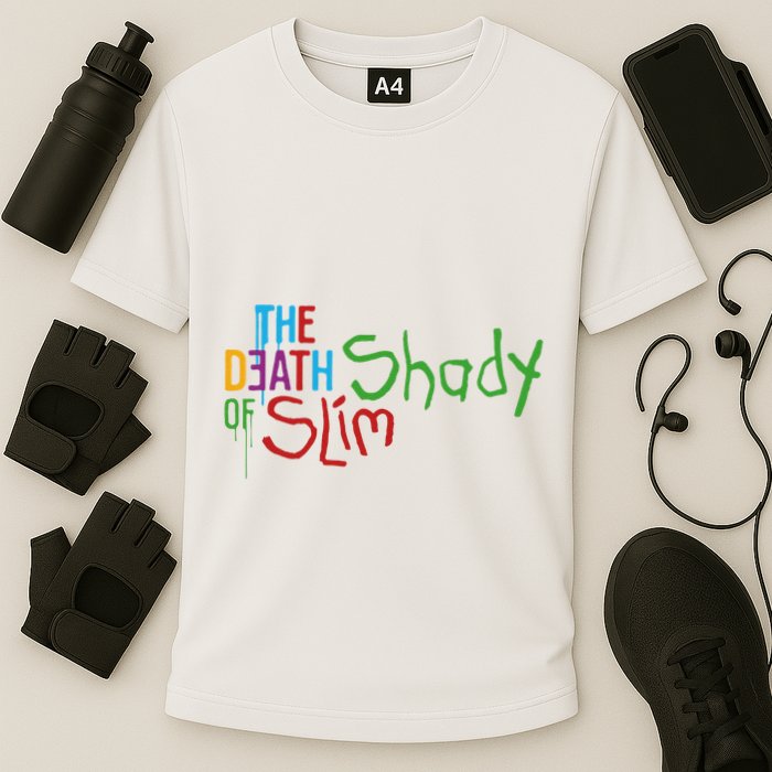 Em Of Slim Retro Colorful Death Shady Performance Shirt