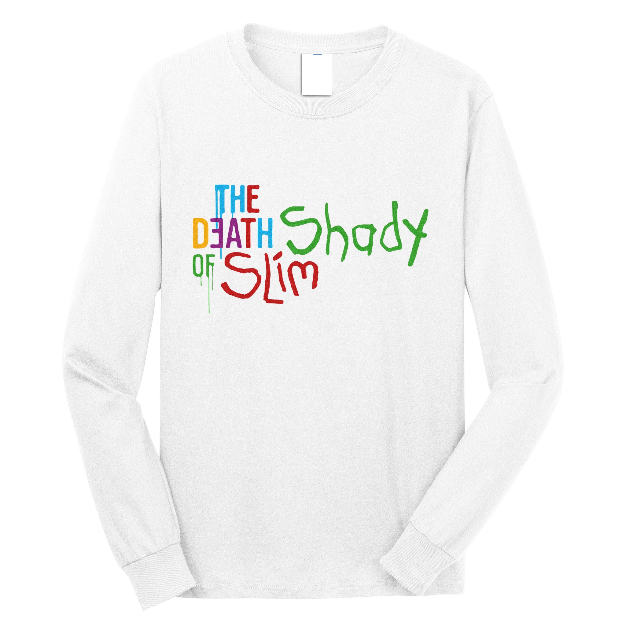 Em Of Slim Retro Colorful Death Shady Long Sleeve Shirt
