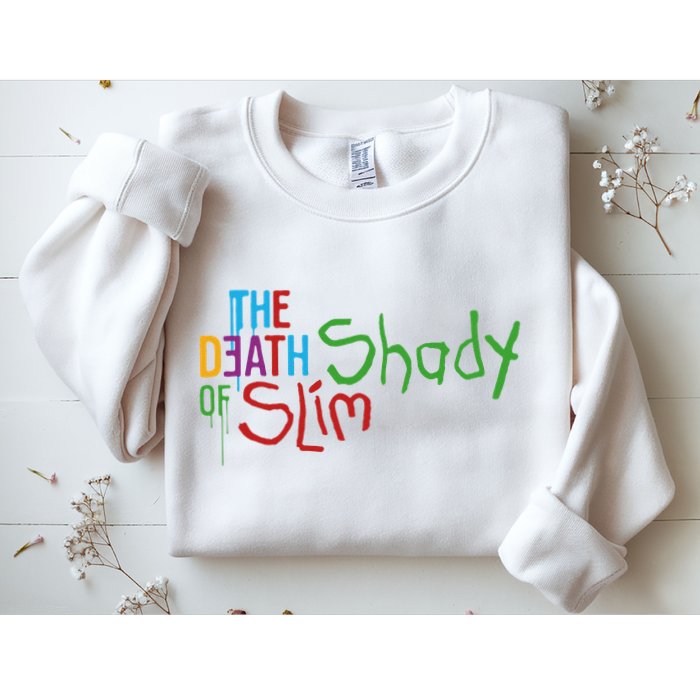 Em Of Slim Retro Colorful Death Shady Sweatshirt