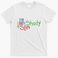 Em Of Slim Retro Colorful Death Shady T-Shirt