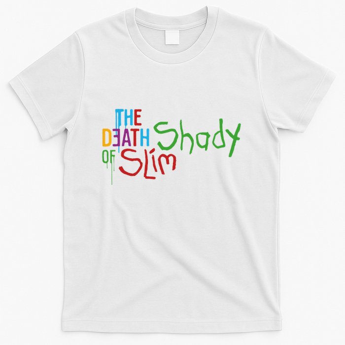 Em Of Slim Retro Colorful Death Shady T-Shirt