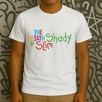 Em Of Slim Retro Colorful Death Shady T-Shirt