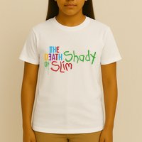 Em Of Slim Retro Colorful Death Shady T-Shirt