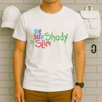 Em Of Slim Retro Colorful Death Shady T-Shirt