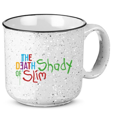 Em Of Slim Retro Colorful Death Shady 15oz Campfire Ceramic Mug