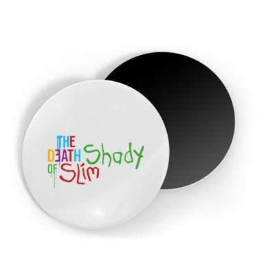 Em Of Slim Retro Colorful Death Shady Magnet