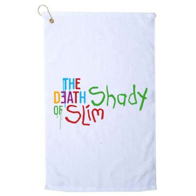 Em Of Slim Retro Colorful Death Shady Golf Towel