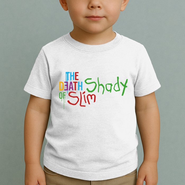 Em Of Slim Retro Colorful Death Shady Toddler T-Shirt