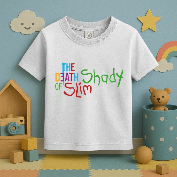 Em Of Slim Retro Colorful Death Shady Toddler T-Shirt