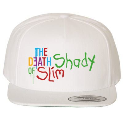 Em Of Slim Retro Colorful Death Shady Wool Snapback Cap