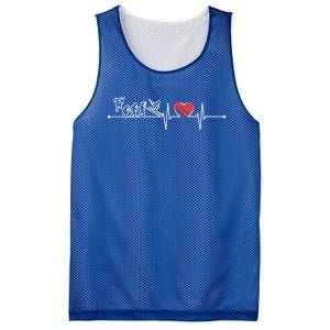 Evolution Of Skiing Player Skier Ekg Heartbeat Fans Lover Gift Mesh Reversible Basketball Jersey Tank