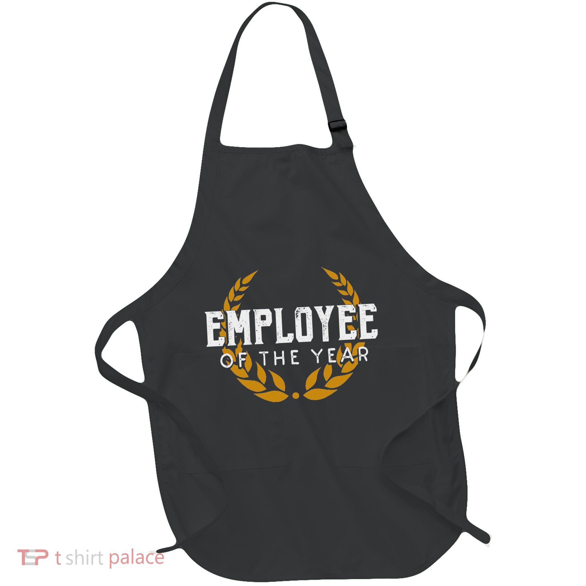 Employee Of The Year Office Work Full-Length Apron With Pockets