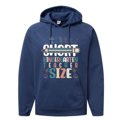 End Of The Year Kindergarten Teacher Gift Performance Fleece Hoodie