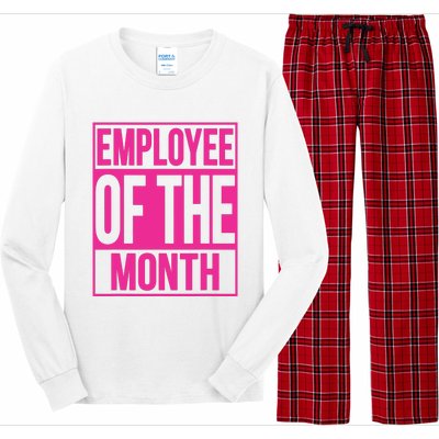 Employee Of The Month Reward Gift For Best Worker Long Sleeve Pajama Set