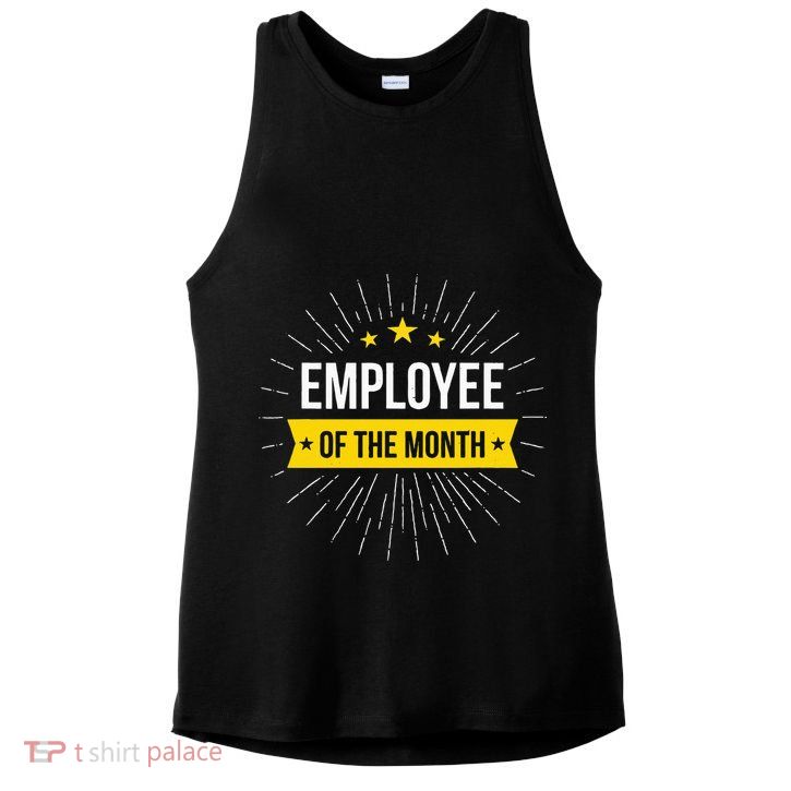 Employee Of The Month Ladies PosiCharge Tri-Blend Wicking Tank