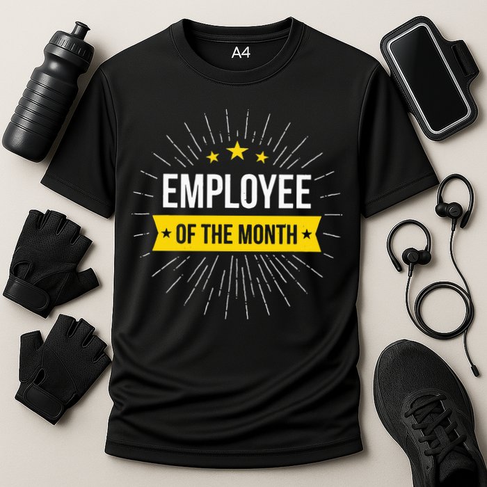 Employee Of The Month Cooling Performance Crew T-Shirt