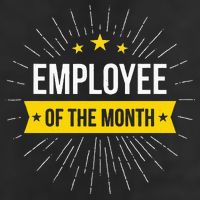 Employee Of The Month Adult Drive Performance Visor