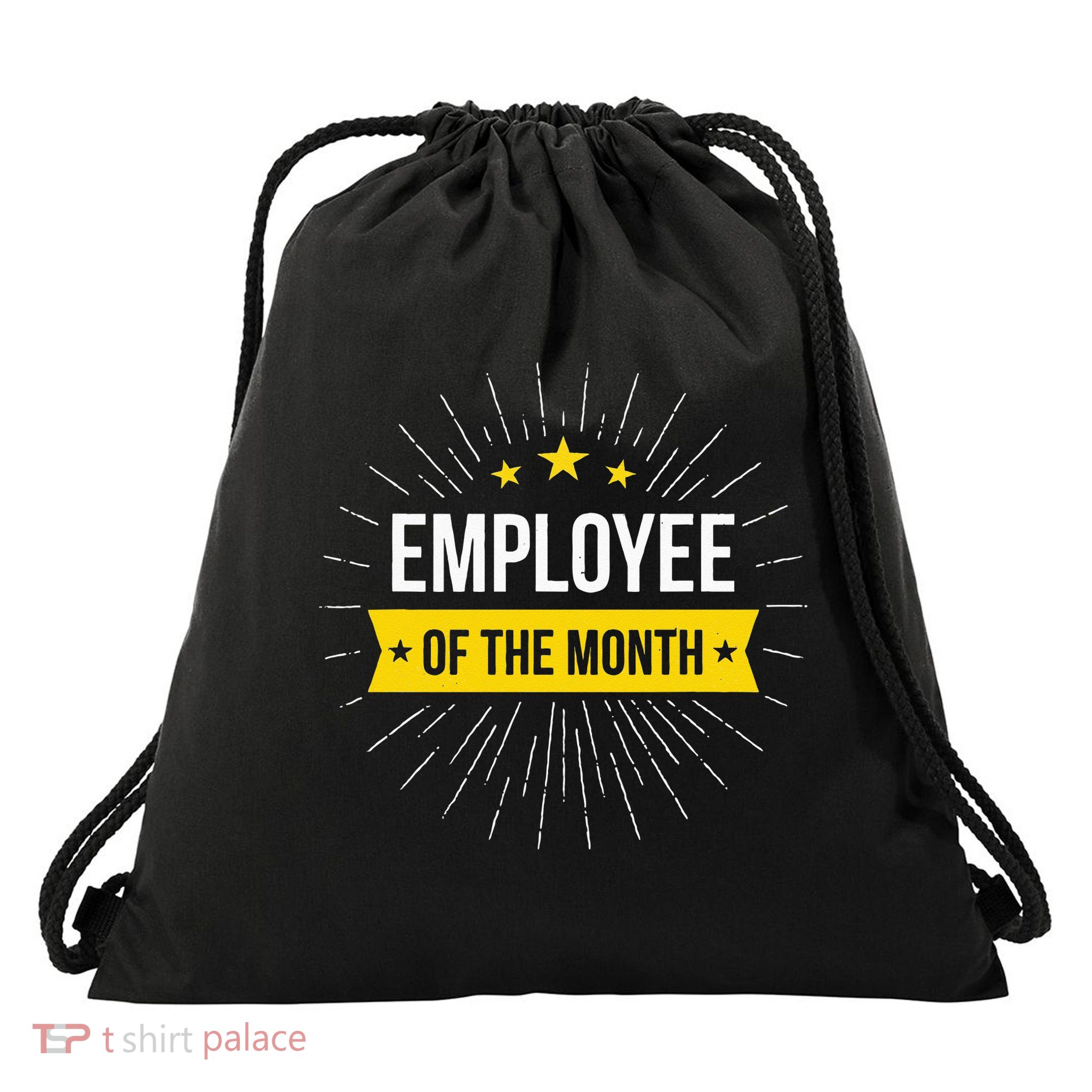 Employee Of The Month Drawstring Bag